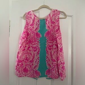 Lilly Pulitzer Button Back Blouse